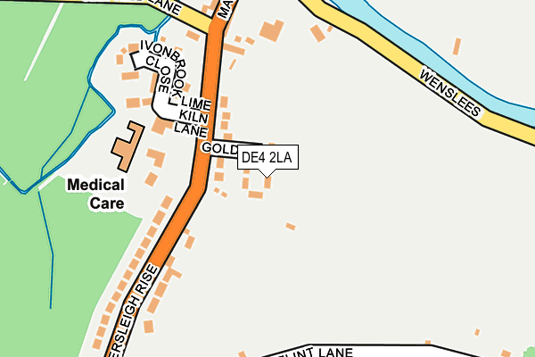 DE4 2LA map - OS OpenMap – Local (Ordnance Survey)