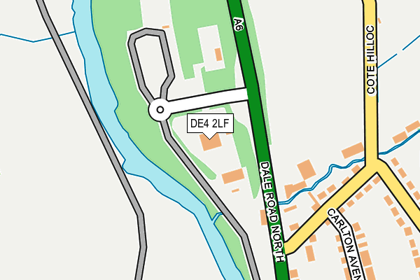 DE4 2LF map - OS OpenMap – Local (Ordnance Survey)