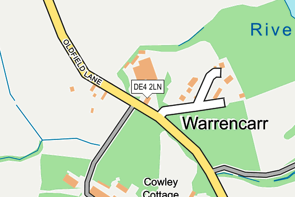 DE4 2LN map - OS OpenMap – Local (Ordnance Survey)