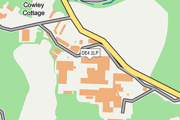 DE4 2LP map - OS OpenMap – Local (Ordnance Survey)