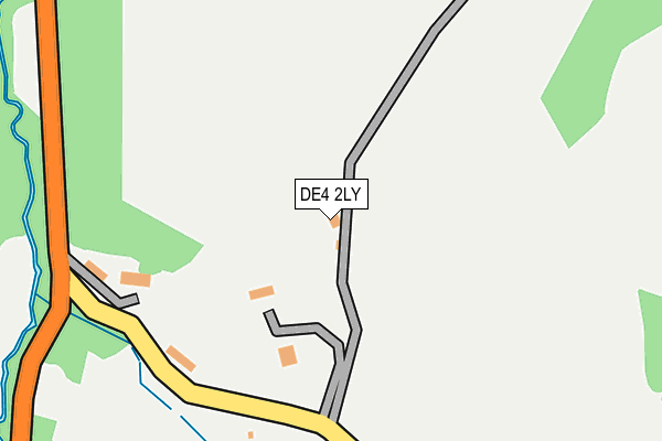 DE4 2LY map - OS OpenMap – Local (Ordnance Survey)