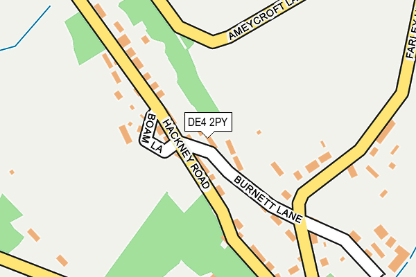 DE4 2PY map - OS OpenMap – Local (Ordnance Survey)