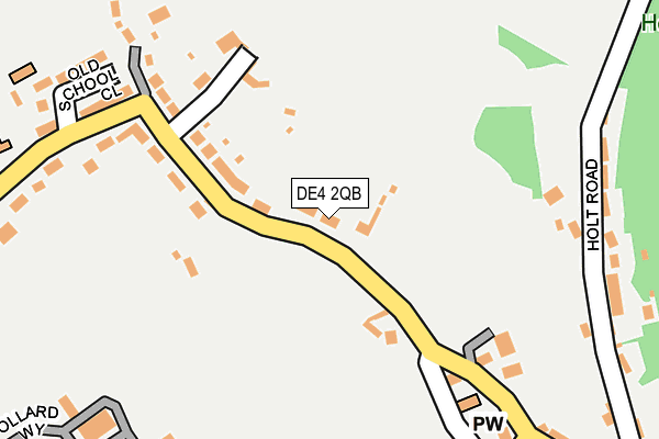 DE4 2QB map - OS OpenMap – Local (Ordnance Survey)