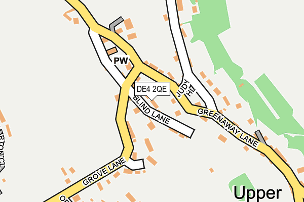 DE4 2QE map - OS OpenMap – Local (Ordnance Survey)