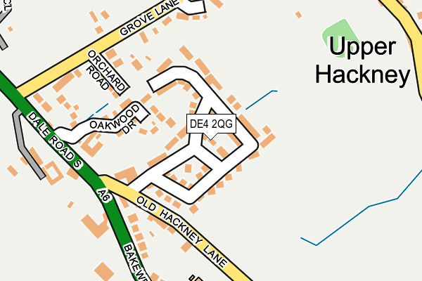 DE4 2QG map - OS OpenMap – Local (Ordnance Survey)
