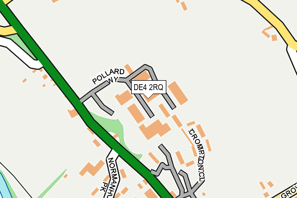 DE4 2RQ map - OS OpenMap – Local (Ordnance Survey)