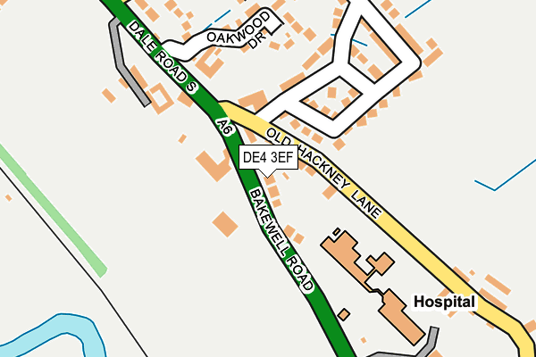 DE4 3EF map - OS OpenMap – Local (Ordnance Survey)