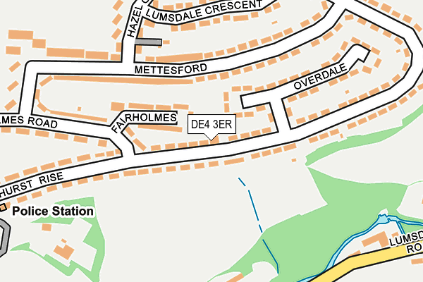 Map of CROMFORD HILL HAND CAR WASH AND VALETING CENTRE LTD at local scale