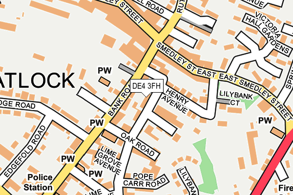 DE4 3FH map - OS OpenMap – Local (Ordnance Survey)