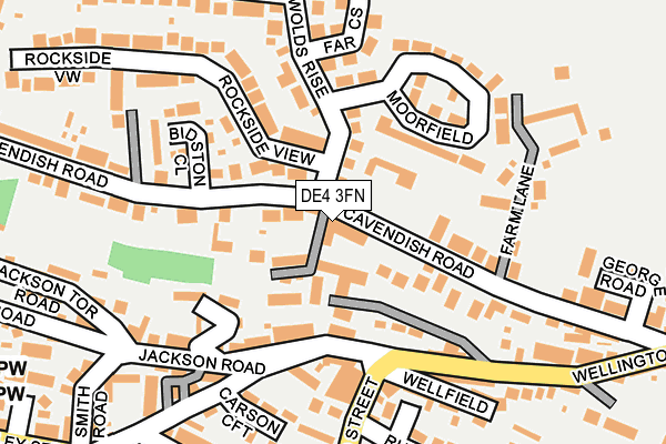 DE4 3FN map - OS OpenMap – Local (Ordnance Survey)