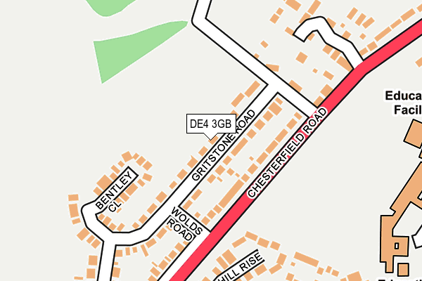 DE4 3GB map - OS OpenMap – Local (Ordnance Survey)