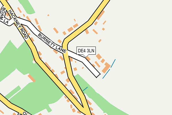 DE4 3LN map - OS OpenMap – Local (Ordnance Survey)