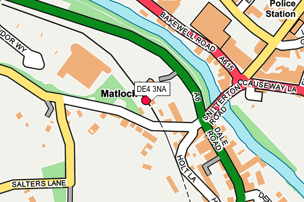 DE4 3NA map - OS OpenMap – Local (Ordnance Survey)