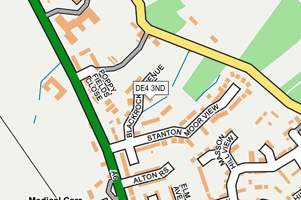 DE4 3ND map - OS OpenMap – Local (Ordnance Survey)