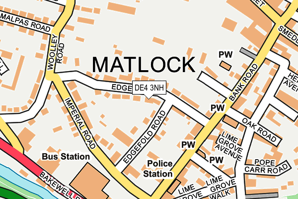 DE4 3NH map - OS OpenMap – Local (Ordnance Survey)