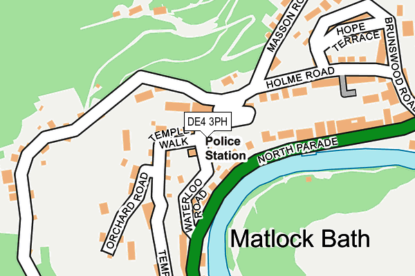 DE4 3PH map - OS OpenMap – Local (Ordnance Survey)