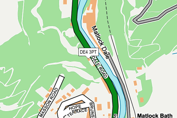 DE4 3PT map - OS OpenMap – Local (Ordnance Survey)