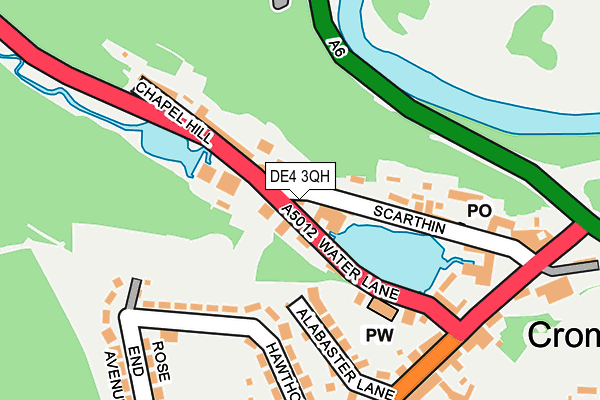 DE4 3QH map - OS OpenMap – Local (Ordnance Survey)