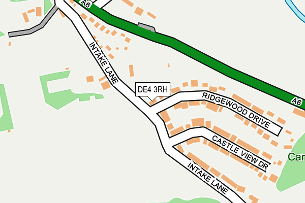 DE4 3RH map - OS OpenMap – Local (Ordnance Survey)