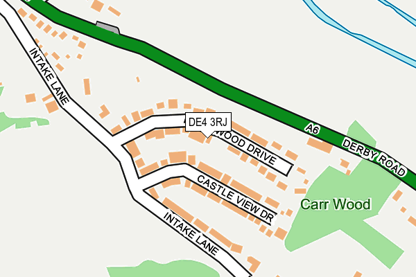 Map of RIBER RAIL LTD at local scale