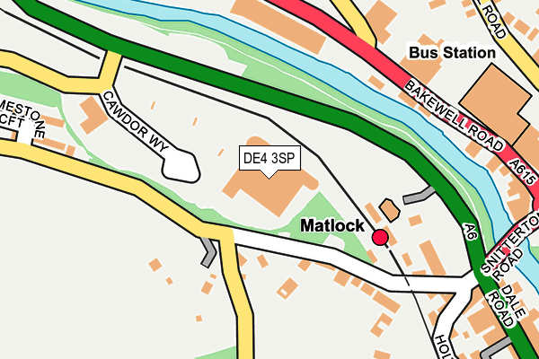 DE4 3SP map - OS OpenMap – Local (Ordnance Survey)