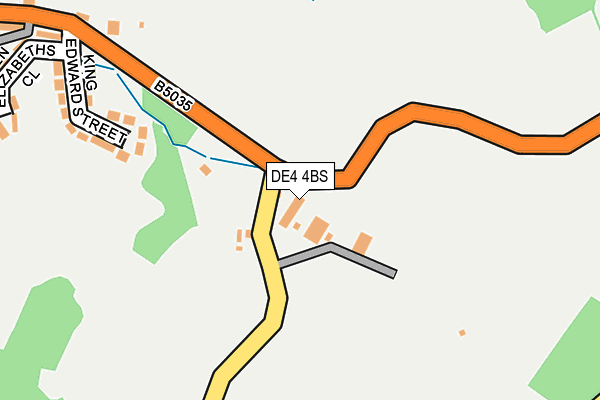 DE4 4BS map - OS OpenMap – Local (Ordnance Survey)