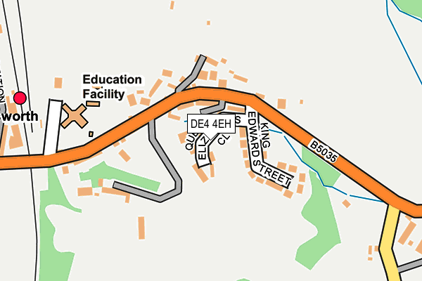 DE4 4EH map - OS OpenMap – Local (Ordnance Survey)