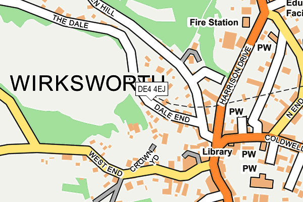 Map of THE OLD BLACKSMITHS LTD at local scale
