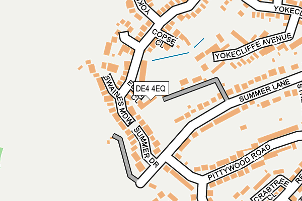 DE4 4EQ map - OS OpenMap – Local (Ordnance Survey)