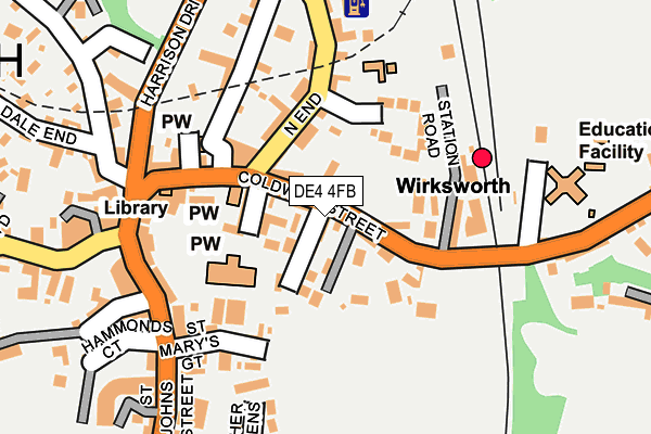 DE4 4FB map - OS OpenMap – Local (Ordnance Survey)