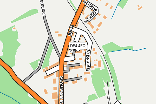 DE4 4FQ map - OS OpenMap – Local (Ordnance Survey)