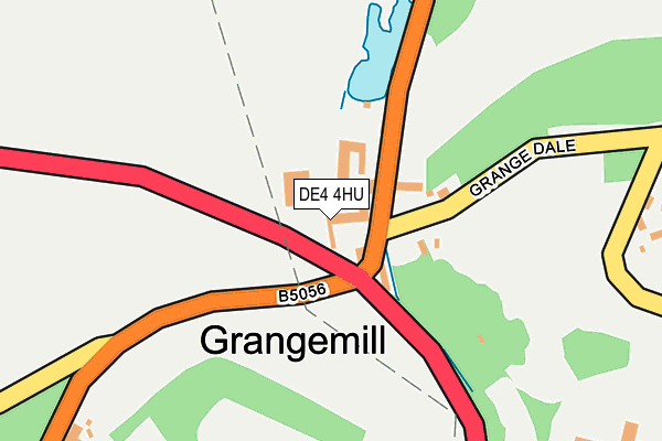 DE4 4HU map - OS OpenMap – Local (Ordnance Survey)