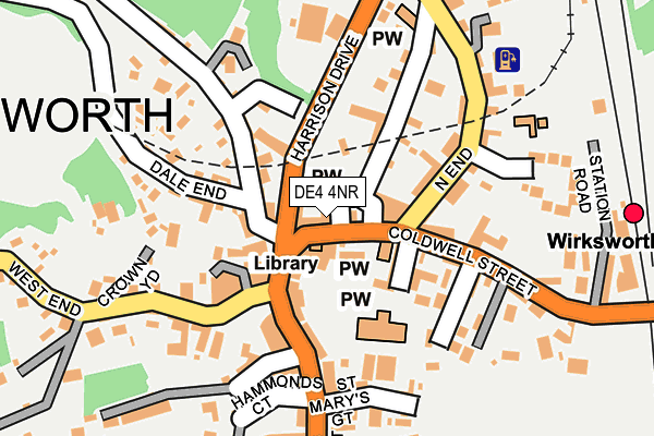 DE4 4NR map - OS OpenMap – Local (Ordnance Survey)
