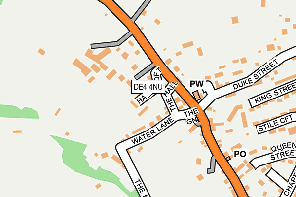DE4 4NU map - OS OpenMap – Local (Ordnance Survey)