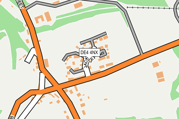 DE4 4NX map - OS OpenMap – Local (Ordnance Survey)