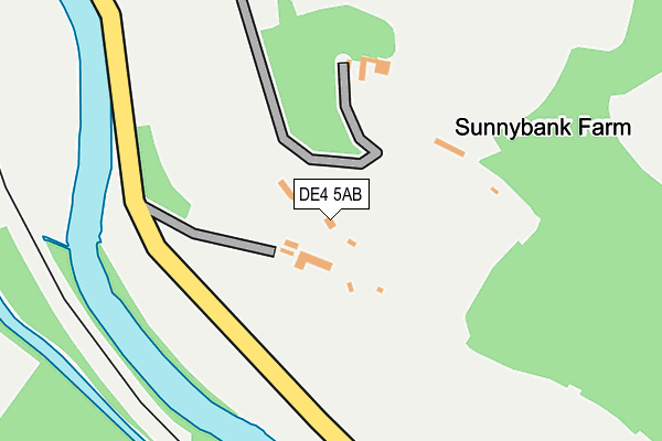 DE4 5AB map - OS OpenMap – Local (Ordnance Survey)