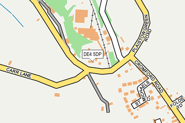 DE4 5DP map - OS OpenMap – Local (Ordnance Survey)