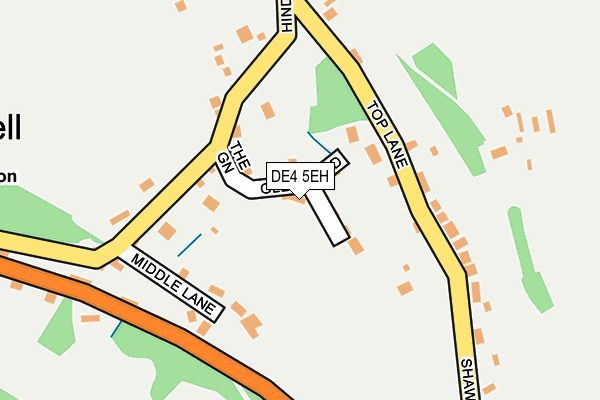 DE4 5EH map - OS OpenMap – Local (Ordnance Survey)