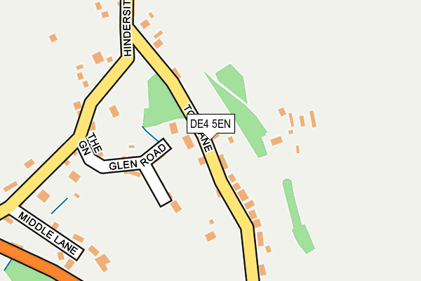 DE4 5EN map - OS OpenMap – Local (Ordnance Survey)