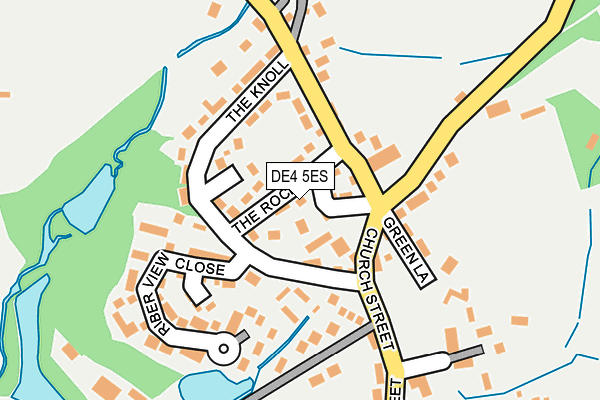 DE4 5ES map - OS OpenMap – Local (Ordnance Survey)