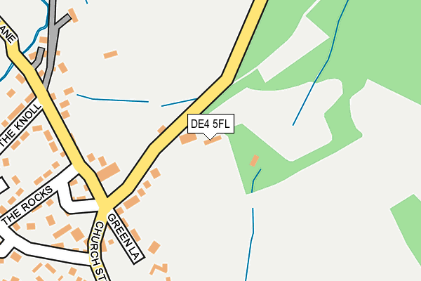 DE4 5FL map - OS OpenMap – Local (Ordnance Survey)