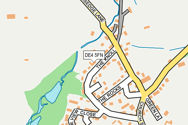DE4 5FN map - OS OpenMap – Local (Ordnance Survey)