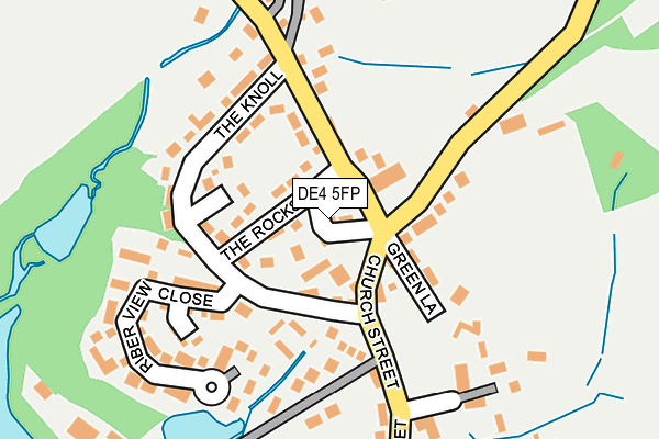 DE4 5FP map - OS OpenMap – Local (Ordnance Survey)