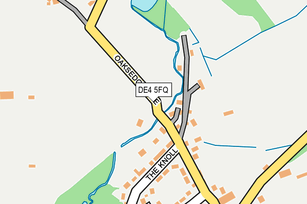 DE4 5FQ map - OS OpenMap – Local (Ordnance Survey)