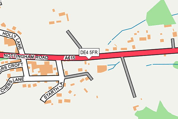 DE4 5FR map - OS OpenMap – Local (Ordnance Survey)