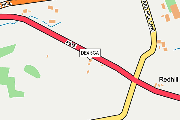 DE4 5GA map - OS OpenMap – Local (Ordnance Survey)