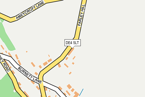 DE4 5LT map - OS OpenMap – Local (Ordnance Survey)