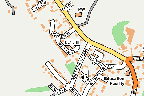 Map of POLYCHROME STUDIOS LTD at local scale