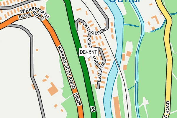 DE4 5NT map - OS OpenMap – Local (Ordnance Survey)