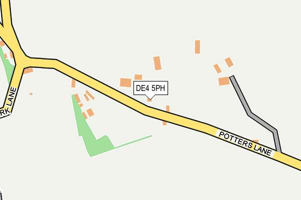 DE4 5PH map - OS OpenMap – Local (Ordnance Survey)